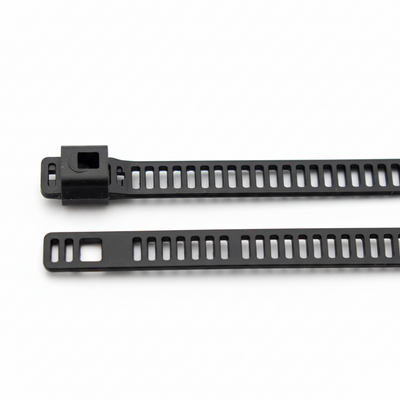14" 150lb Black Polyester Coated 316 Stainless Steel Ladder Cable Ties 100/bag Part #SSPC14-LD-Ladder-C