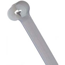 TY24MFR Cable Tie 40lb 5.5" Flame Retardant White with Stainless Steel Locking Device