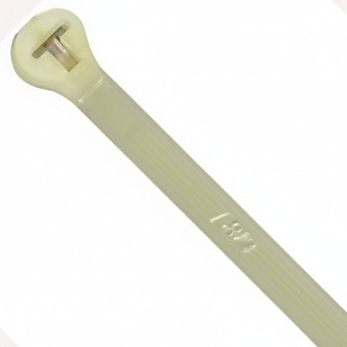 Thomas & Betts TYH25M Cable Tie 50lb 7" Green Heat-Stabilized with Stainless Steel Locking Device