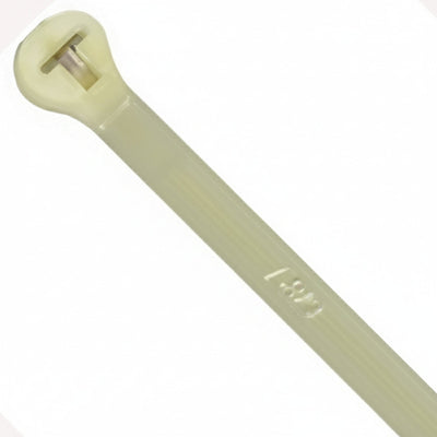Thomas & Betts TYH25M Cable Tie 50lb 7" Green Heat-Stabilized with Stainless Steel Locking Device