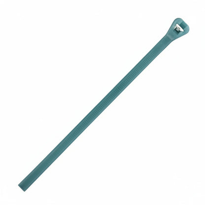 Thomas & Betts Ty-Rap TYZ525M 7" 50lb Aqua Radiation Resistant Tefzel Fluoropolymer Cable Ties 100/Bag
