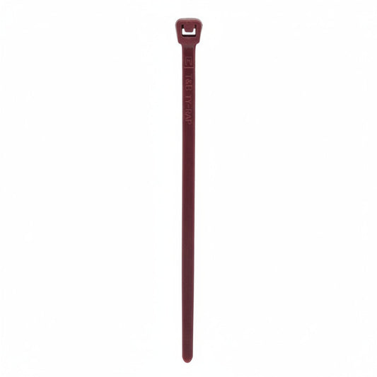 Thomas & Betts TYV523M 4" 18lb Maroon Low-Smoke Plenum Fluoropolymer Cable Ties 100/Bag