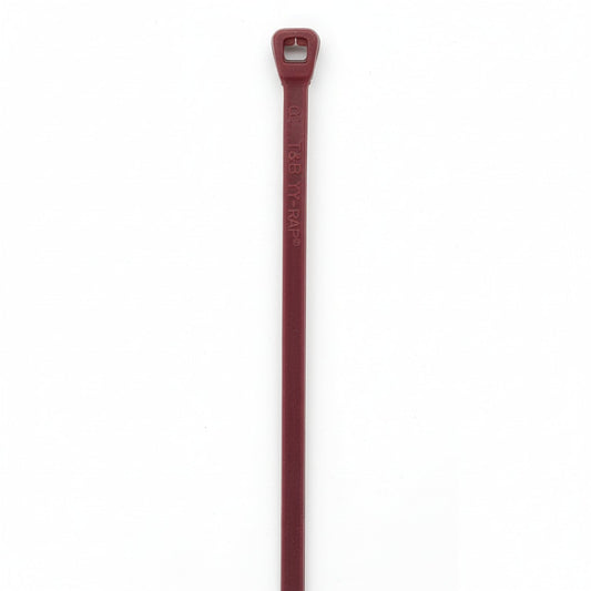 Thomas & Betts TYV25M 7" 50lb Maroon Low-Smoke Plenum Fluoropolymer Cable Ties 1000/Bag