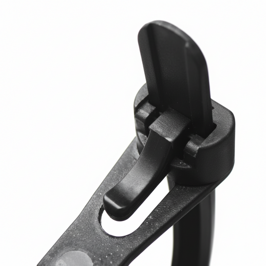 14" 50lb Black Trigger Releasable Cable Ties 100/bag Part #RT14-50-0C-.30