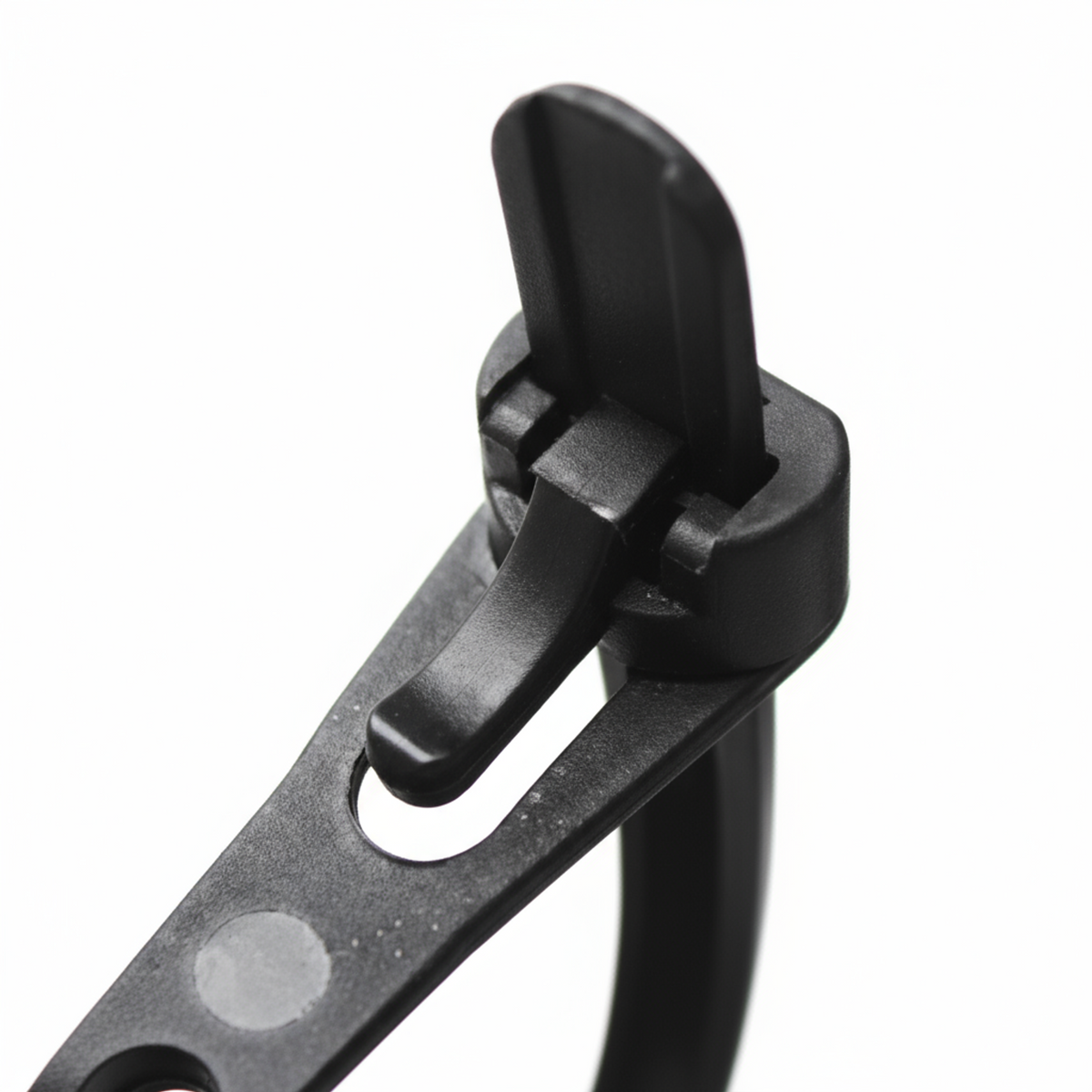 10" 50lb Black Trigger Releasable Cable Ties 100/bag Part #RT10-50-0C-.30