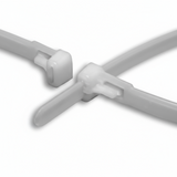 14" 50lb Natural Trigger Releasable Cable Ties 100/bag Part #RT14-50-9C-.30