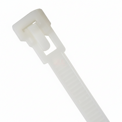 11" 50lb Natural Trigger Releasable Cable Ties 100/bag Part #RT11-50-9C-.30