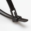 6" 50lb Black Trigger Releasable Cable Ties 100/bag Part #RT6-50-0C-.30