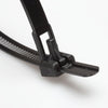 11" 50lb Black Trigger Releasable Cable Ties 100/bag Part #RT11-50-0C-.30