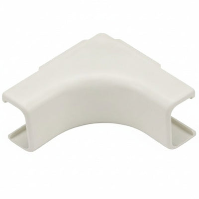 HellermannTyton TSR1FW-33-1 Internal Corner Cover, 3/4", 1" Bend Radius, PVC, Office White, 1/bag