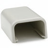 HellermannTyton TSR1FW-36 End Cap, 3/4", PVC, Office White, 1/bag