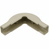 HellermannTyton TSR1I-29-1 External Corner Cover, 3/4", 1" Bend Radius, PVC, Ivory, 10/bag