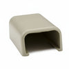 HellermannTyton TSR1I-36 End Cap, 3/4", PVC, Ivory, 10/bag