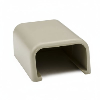 HellermannTyton TSR1I-36 End Cap, 3/4", PVC, Ivory, 10/bag