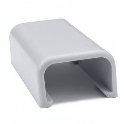 HellermannTyton TSR1W-14 Splice Cover, 3/4", PVC, White, 10/bag