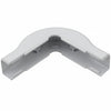 HellermannTyton TSR1W-29-1 External Corner Cover, 3/4", 1" Bend Radius, PVC, White, 1/bag