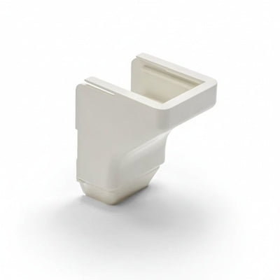 HellermannTyton TSR2FW-50 Ceiling Drop, 1-1/4", PVC, Office White, 10/bag