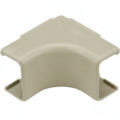 HellermannTyton TSR2I-33-1 Internal Corner Cover, 1-1/4", 1" Bend Radius, PVC, Ivory, 1/bag