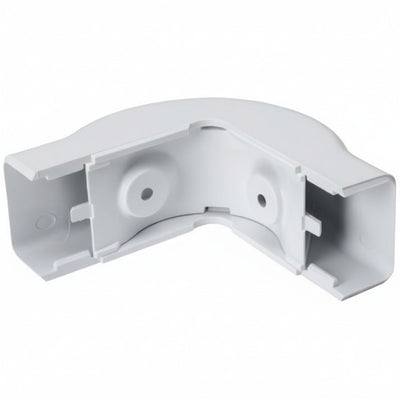 HellermannTyton TSR2W-29-1 External Corner Cover, 1-1/4", 1" Bend Radius, PVC, White, 1/bag