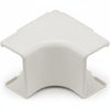 HellermannTyton TSR3FW-33-1 Internal Corner Cover, 1-3/4", 1" Bend Radius, PVC, Office White, 10/bag