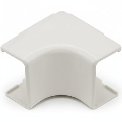 HellermannTyton TSR3FW-33-1 Internal Corner Cover, 1-3/4", 1" Bend Radius, PVC, Office White, 10/bag