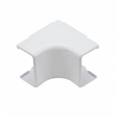 HellermannTyton TSR3W-33-1 Internal Corner Cover, 1-3/4", 1" Bend Radius, PVC, White, 1/bag