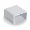 HellermannTyton TSR3W-36 End Cap, 1-3/4", PVC, White, 1/bag