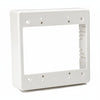 HellermannTyton TSRFW-JBD Dual Gang Junction Box, 1-1/2" Deep, PVC, Office White, 1/bag
