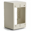 HellermannTyton TSRI-JB3 Single Gang Junction Box, 2.77" Deep, PVC, Ivory, 1/bag