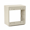 HellermannTyton TSRI-JBD2 Dual Gang Junction Box, 2.77" Deep, PVC, Ivory, 1/bag