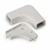 HellermannTyton TSRP1FW-25-1 Elbow Cover, 3/4", 1" Bend Radius, PVC, Office White, 10/bag
