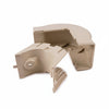 HellermannTyton TSRP1I-29-1 External Corner, 3/4", 1" Bend Radius, PVC, Ivory, 1/bag