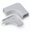 HellermannTyton TSRP1W-25-1 Elbow Cover, 3/4", 1" Bend Radius, PVC, White, 1/bag