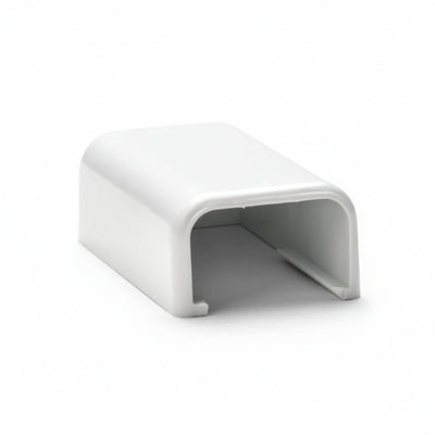 HellermannTyton TSRP1W-36 End Cap, 3/4", PVC, White, 1/bag