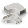 HellermannTyton TSRP2FW-25-1 Elbow Cover, 1-1/4", 1" Bend Radius, PVC, Office White, 10/bag