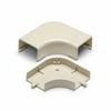 HellermannTyton TSRP2I-25-1 Elbow Cover, 1-1/4", 1" Bend Radius, PVC, Ivory, 1/bag