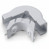 HellermannTyton TSRP2W-29-1 External Corner Cover, 1-1/4", 1" Bend Radius, PVC, White, 1/bag