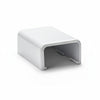 HellermannTyton TSRP2W-36 End Cap, 1-1/4", PVC, White, 1/bag