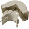 HellermannTyton TSRP3I-29-1 External Corner Cover, 1-3/4", 1" Bend Radius, PVC, Ivory, 1/bag