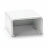 HellermannTyton TSRP3W-36 End Cap, 1-3/4", PVC, White, 1/bag