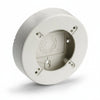 HellermannTyton TSRPFW-RB Round Junction Box, 1-1/4" Deep, PVC, Office White, 1/bag