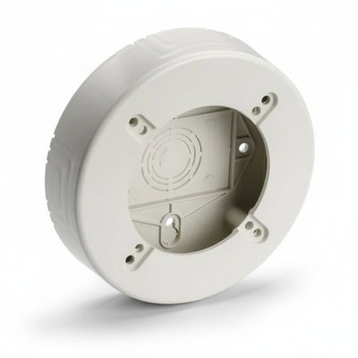 HellermannTyton TSRPFW-RB Round Junction Box, 1-1/4" Deep, PVC, Office White, 1/bag