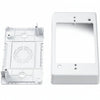HellermannTyton TSRPW-JB1 Single Gang Junction Box, 1-1/4" Deep, PVC, White, 1/bag