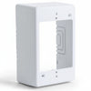 HellermannTyton TSRW-JB3 Single Gang Junction Box, 2.77" Deep, PVC, White, 1/bag