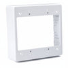 HellermannTyton TSRW-JBD Dual Gang Junction Box, 1-1/2" Deep, PVC, White, 10/bag