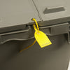 9" 40lb Yellow Tug Tight Adjustable Plastic Security Seal 1,000/Bag