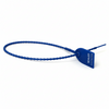 12" 40lb Blue Tug Tight Adjustable Plastic Security Seal 1,000/Bag