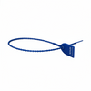 15" 40lb Blue Tug Tight Adjustable Plastic Security Seal 1,000/Bag