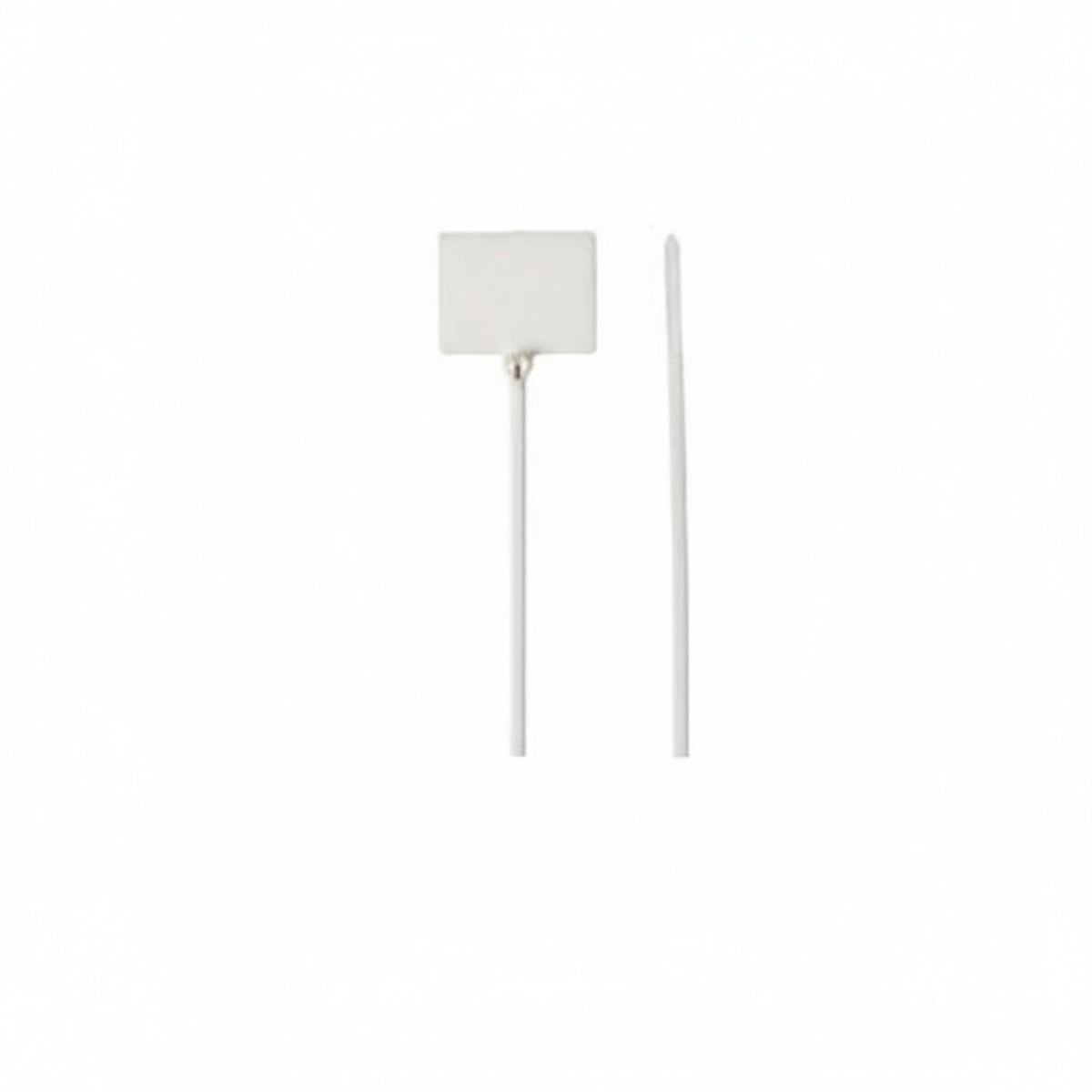 Thomas & Betts TY153MFR 4.35" 18lb Flame Retardant White Identification Cable Ties .78x1" Marking Pad 500/Bag