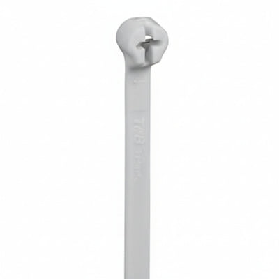 T&B TY24M-10 Cable Tie 140X3.6Mm 180N White Bulk